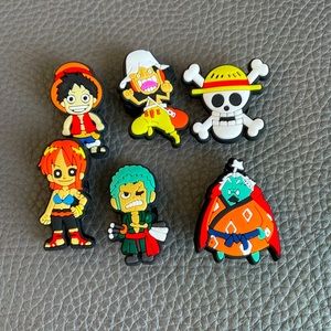 🆕 One Piece Anime Croc Shoe Charms